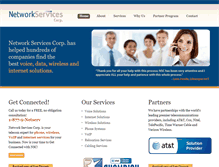 Tablet Screenshot of networkservicescorp.com